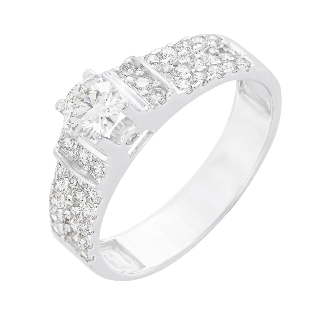 အလယ်စိန်သုံးလုံးစီဆိုဒ်ဘေးစိန်သုံးတန်းပါလက်စွပ်