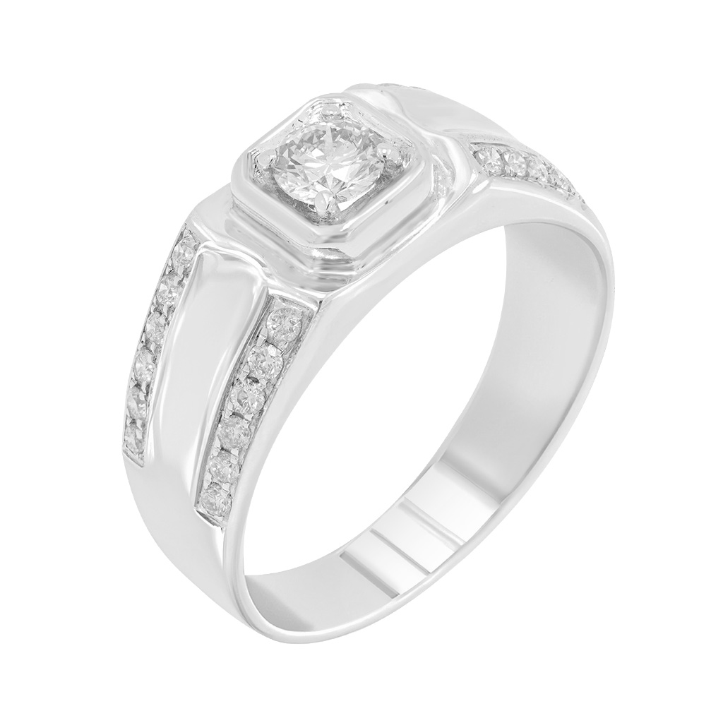 အလယ်စိန်(၃)လုံးစီးဘေးစိန်(၂)တန်းပါ 3D ဒီဇိုင်းကျားဝတ်လက်စွပ်