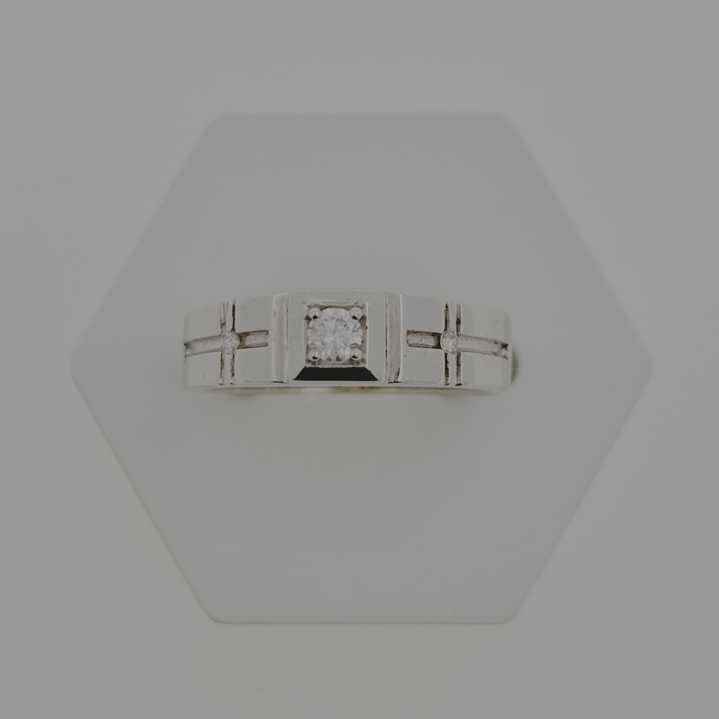 [LOCAL-RNG-2403-00744] စိန်တစ်ပွင့်ကွင်းရိုးစိန်တစ်ပွင့်လိုင်းCrossပါကျားလက်စွပ်