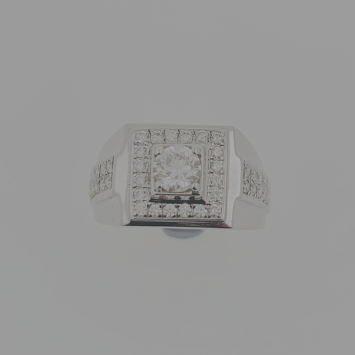 [LOCAL-RNG-2207-00326] အလယ်စိန်သုံးမတ်ကိုက်ဘေးတစ်ပတ်ကွင်းရိုးစိန်ပါကျားကွင်းလက်စွပ်